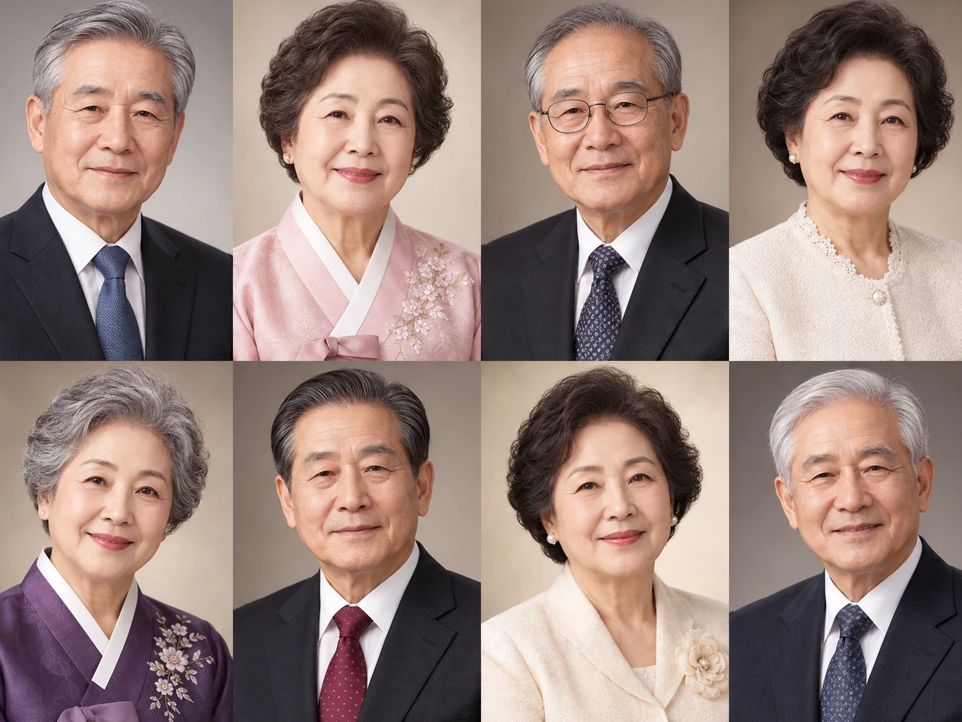 영정사진 · 복원 샘플 사진